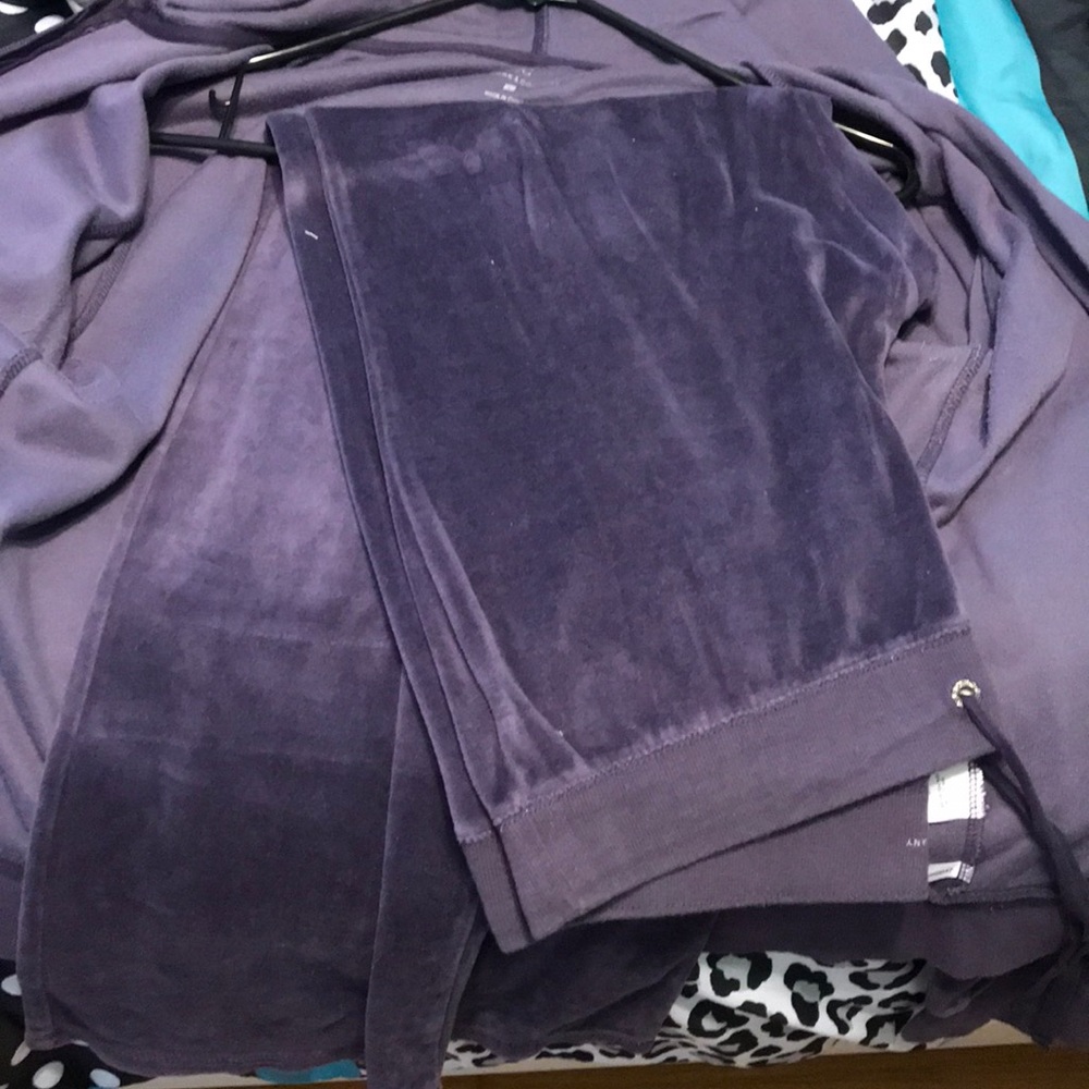 Velour sweat pants